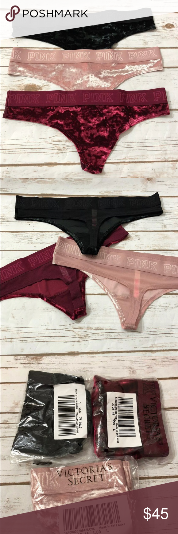 victoria secret velvet thong