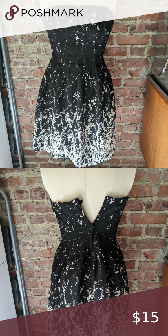 strapless h&m