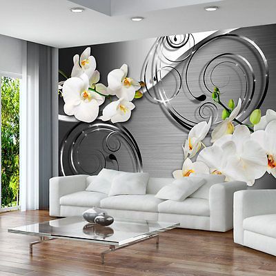 Vlies Fototapete 3D EFFEKT Blumen Abstrakt Modern Orchidee Schlafzimmer Tapete 8 Vlies Fototapete 3D EFFEKT Blumen Abstrakt Modern Orchidee Schlafzimmer Tapete 8