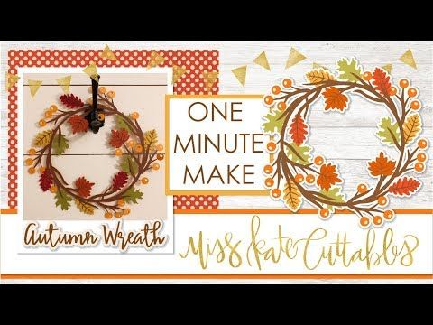 Download One Minute Make - Autumn Wreath Layered SVG How To DIY ...