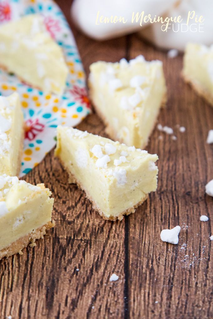 Lemon Meringue Pie Fudge #lemonmeringuepie Lemon Meringue Pie Fudge #lemonmeringuepie
