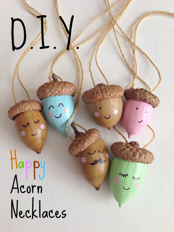 Adorable Acorn Necklaces