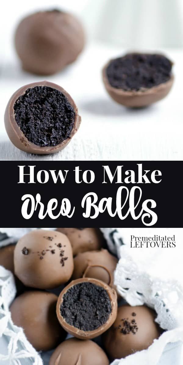 Use this Oreo Balls recipe to make these delicious no-bake treats! Oreo Truffles are made with crushed Oreos and cream cheese which is rolled into balls once mixed. The balls are then dipped in melted chocolate and chilled to create an easy no-bake dessert. Includes 17 unique Oreo Balls recipes. Easy No Bake Desserts, Baked Dessert Recipes, Fun Baking Recipes, Cooking Recipes Desserts, No Bake Treats, Diy Food Recipes, Fun Desserts, Yummy Treats, Recipe Treats