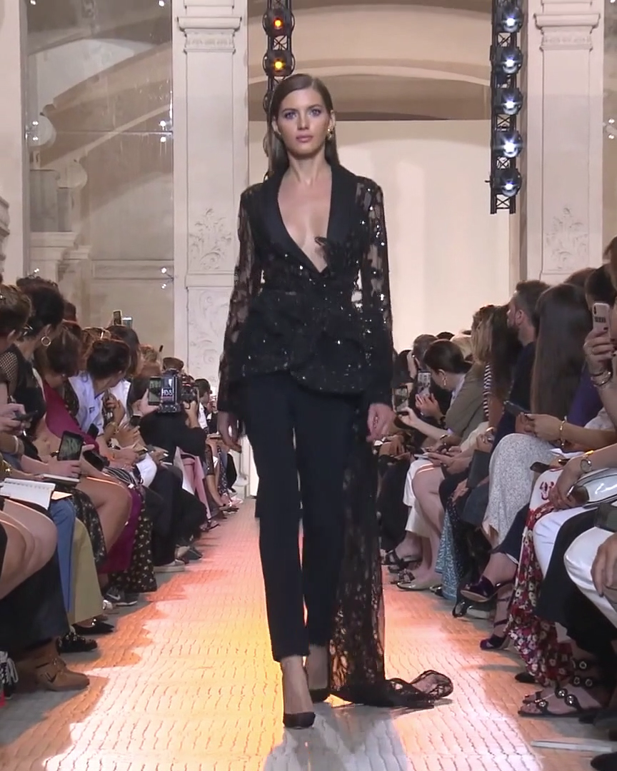 Elie saab look. Autumn winter couture collection