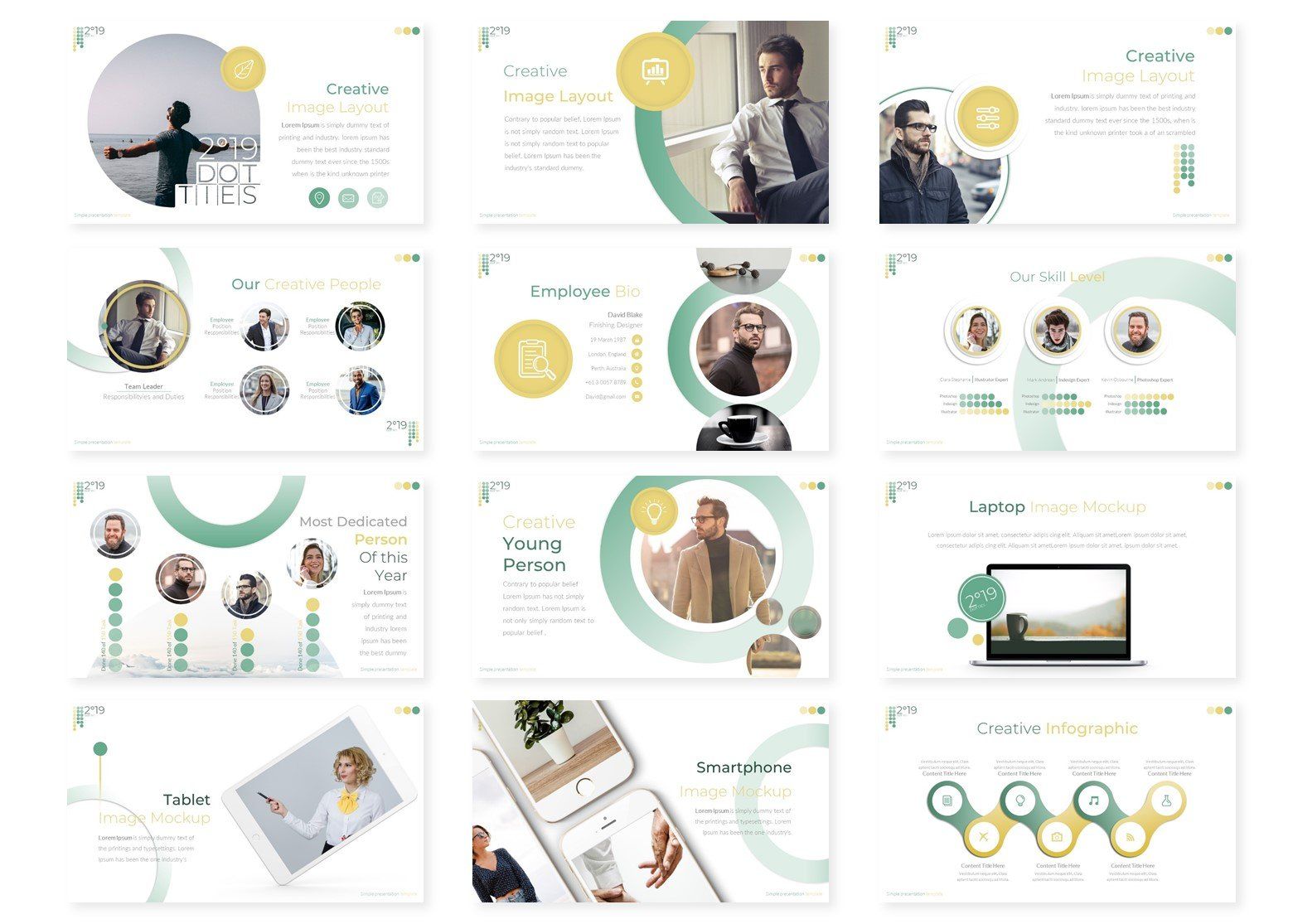 2019 dotties powerpoint template affiliate image powerpoint replace template