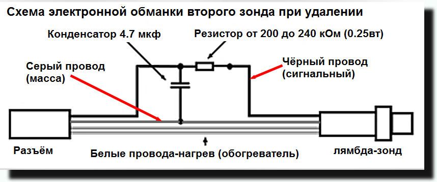 Замена датчика кислорода с 3-х контактного на 4-х контактный. - Audi 100 (C4), 2
