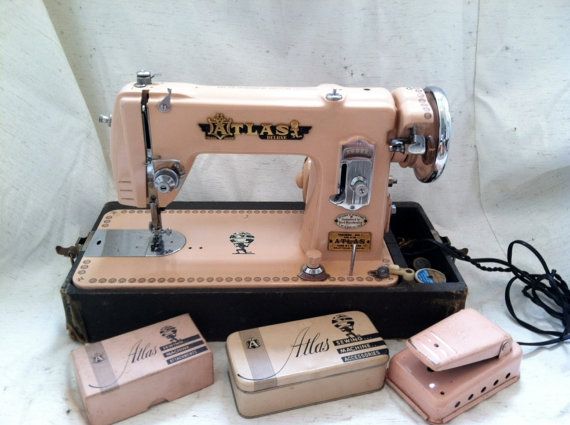 40 Pink Atlas Precision Sewing Machine By Birdsnbicycles On Etsy Fascinating Atlas Industrial Sewing Machines 40 Pink Atlas Precision Sewing Machine By Birdsnbicycles On Etsy Fascinating Atlas Industrial Sewing Machines