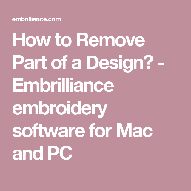 embroidery program for mac embroidery program for mac