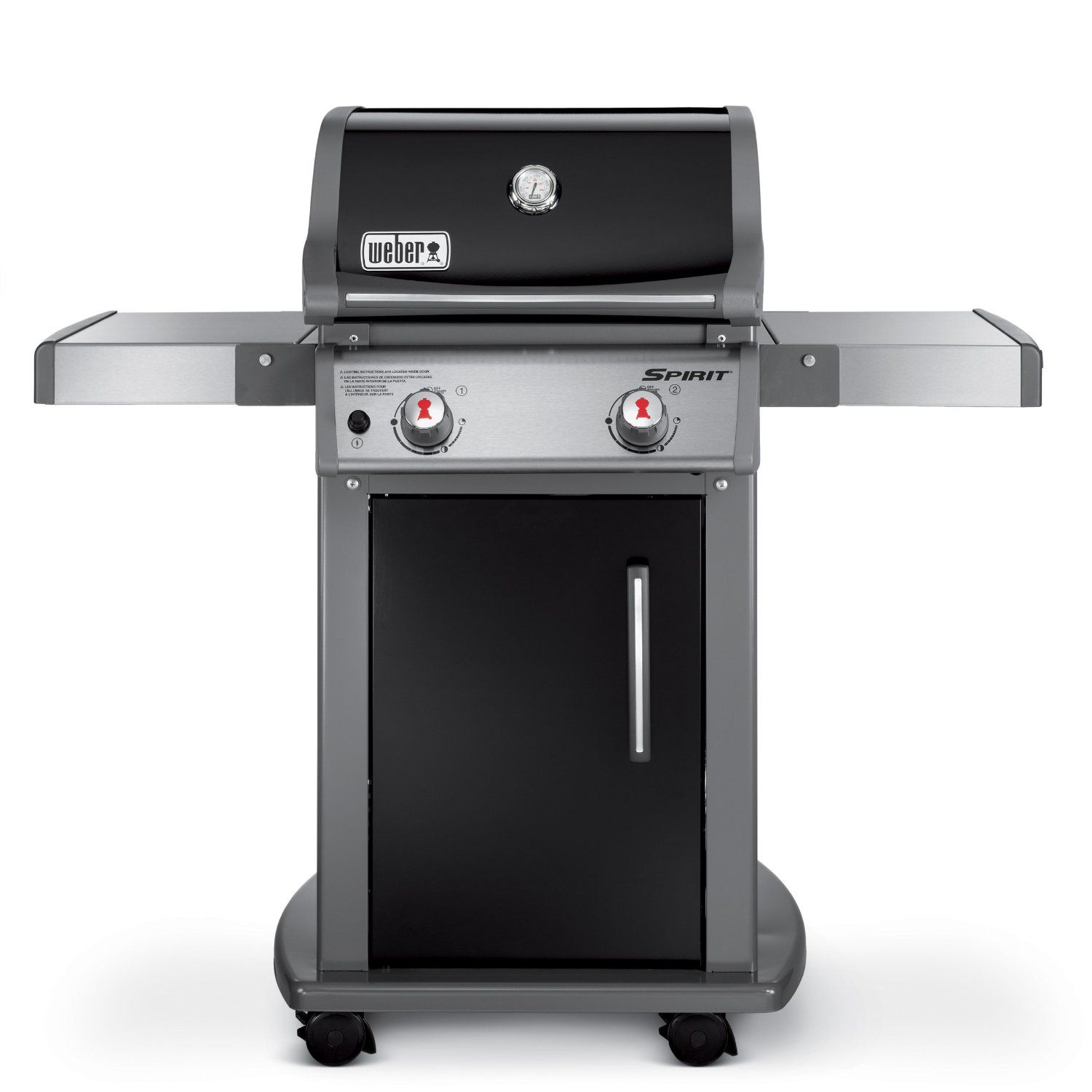 Weber 46110001 Spirit E210 Liquid Propane Gas Grill Weber 46110001 Spirit E210 Liquid Propane Gas Grill Black Freestanding Grills Patio Lawn Garden