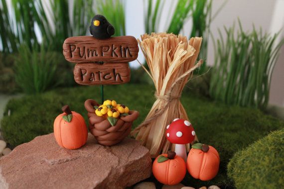 Pumpkin Patch Fairy Garden Kit Fall Autum Pumpkin Patch Fairy Garden Kit Fall Autum