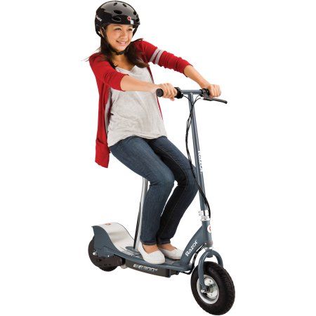 Razor E300s Seated Electric Scooter 9 Air Filled Tires Removable Seat Up To 15 Mph And 10 Miles Range Walmart Com Scooter Electrico Scooter Motor Eléctrico
