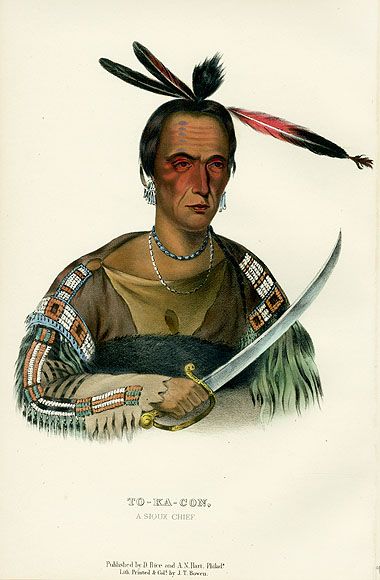 McKenney Hall North American Indian Prints 1842 | North american