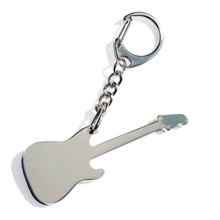 Guitar keychain key ring male cartoon violin logo-in Key