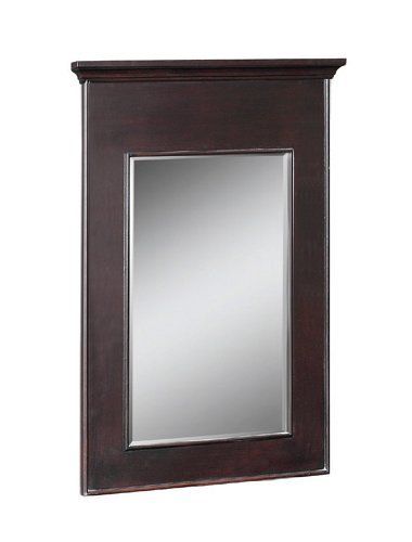 schon sc80141 single portrait mirror espresso by schon 204 00 schon bath works