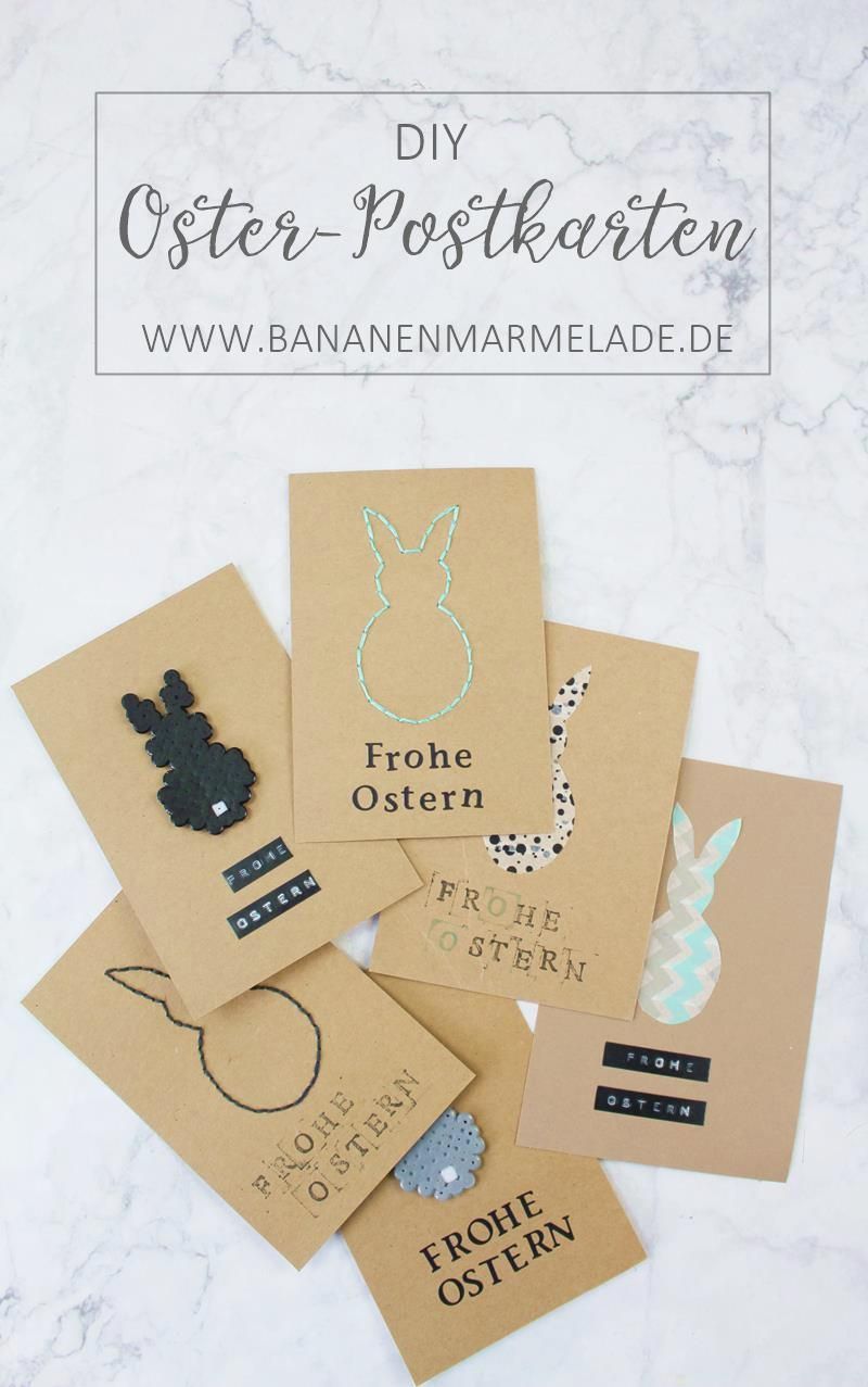 {DIY} 3 Ideen für DIY Grußkarten zu Ostern