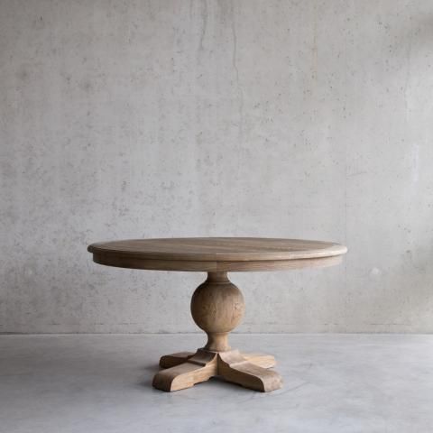 Behren Ronde Eettafel Massief Eikenhout Ronde Eettafel Eettafel Keukentafel
