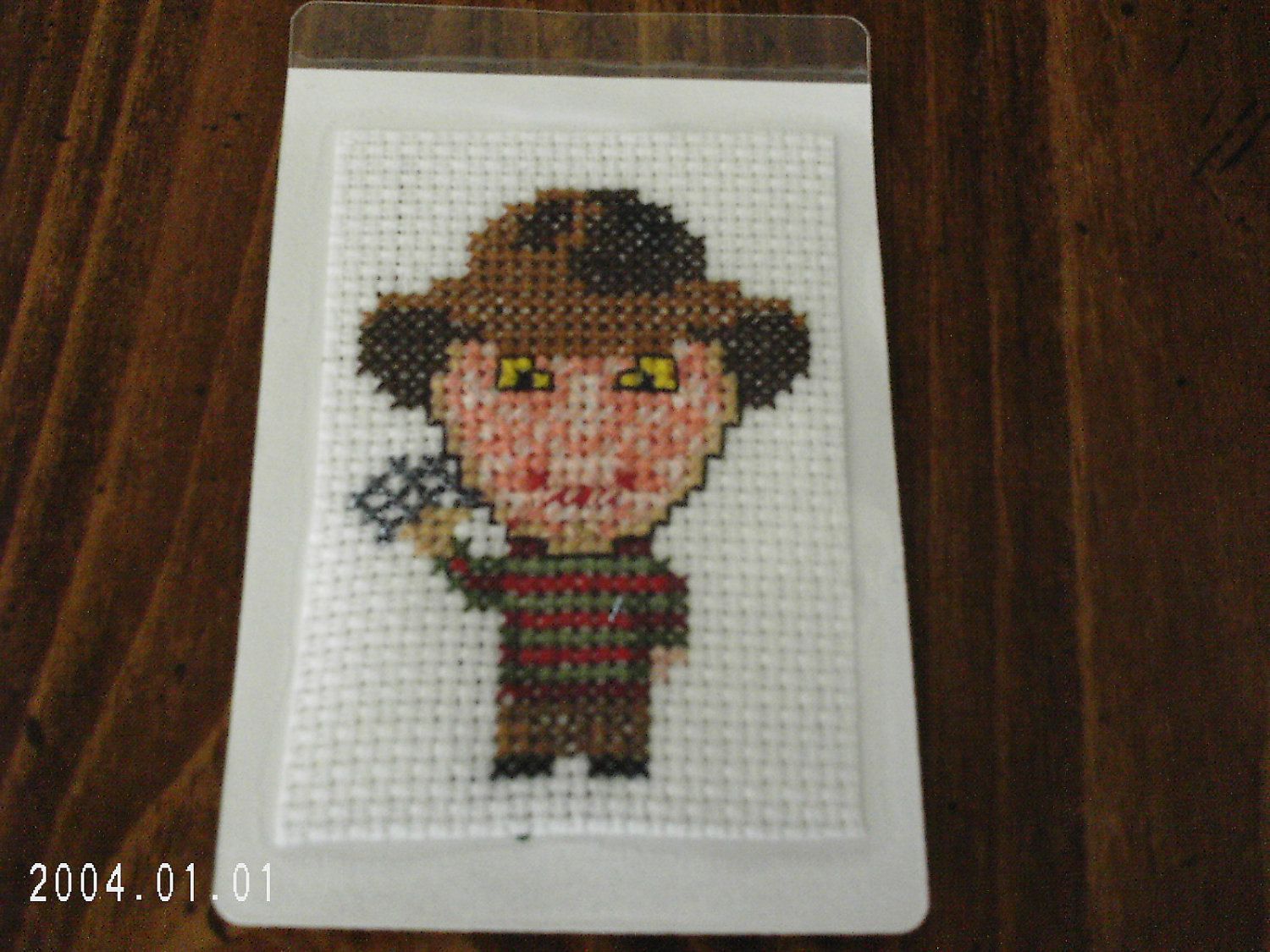 Freddie Kruger-Nightmare on Elm Street Counted Cross Stitch Kit Horror