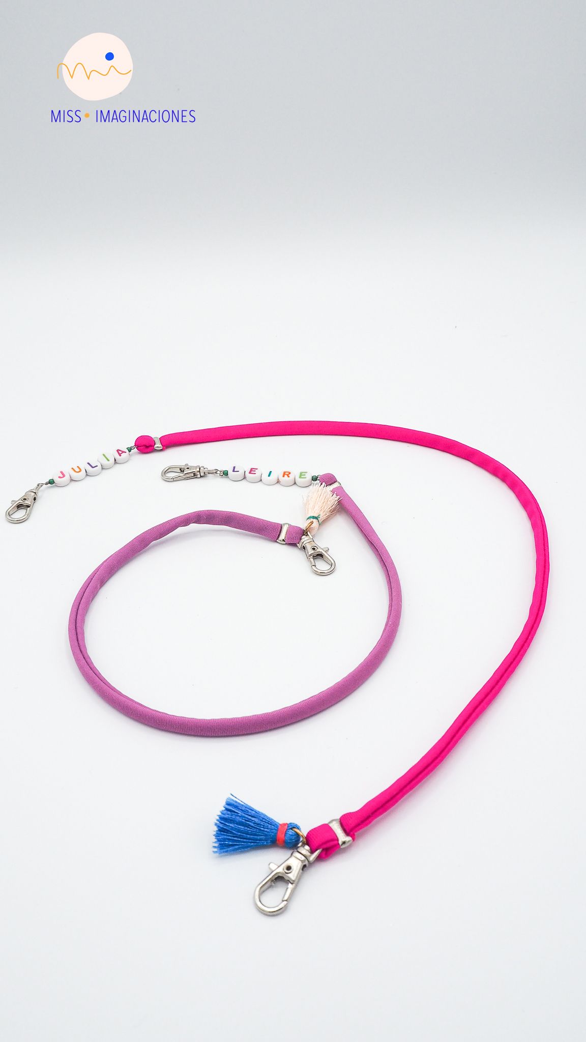 Porta Mascarillas O Colgante Para Niña Color Rosado Porta Mascarillas O Colgante Para Niña Color Rosado