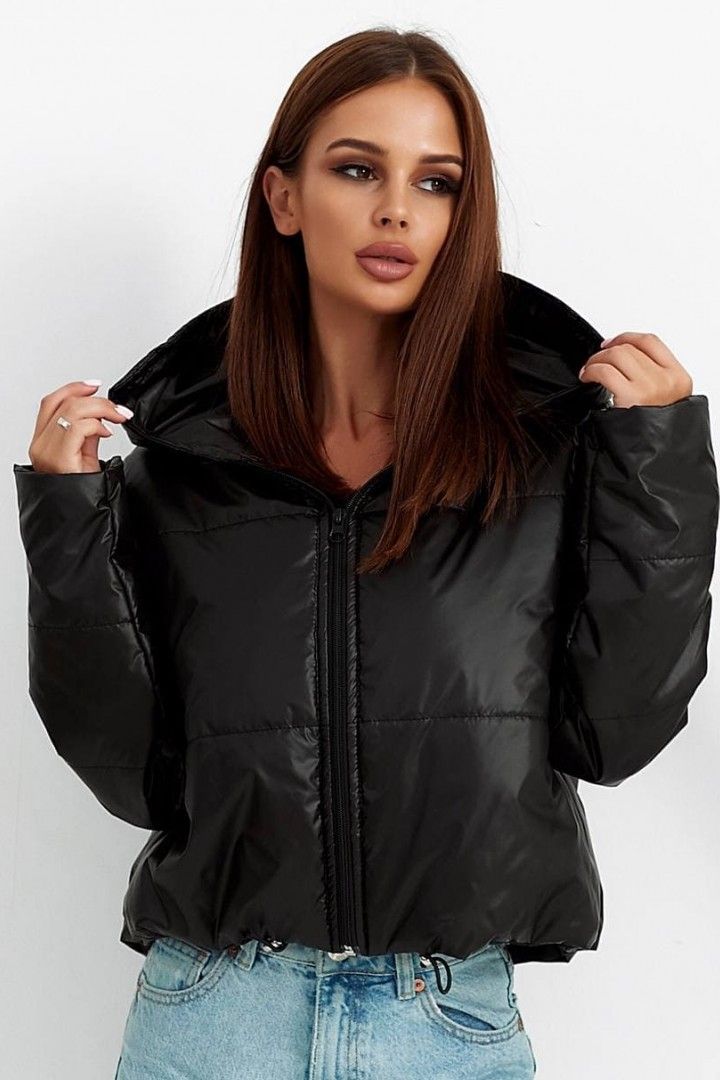 Короткая куртка с капюшоном SD-007A380 Hooded Jacket, Bomber Jacket, Athletic Jacket, Jackets, Fashion, Jacket With Hoodie, Down Jackets, Moda, Fashion Styles