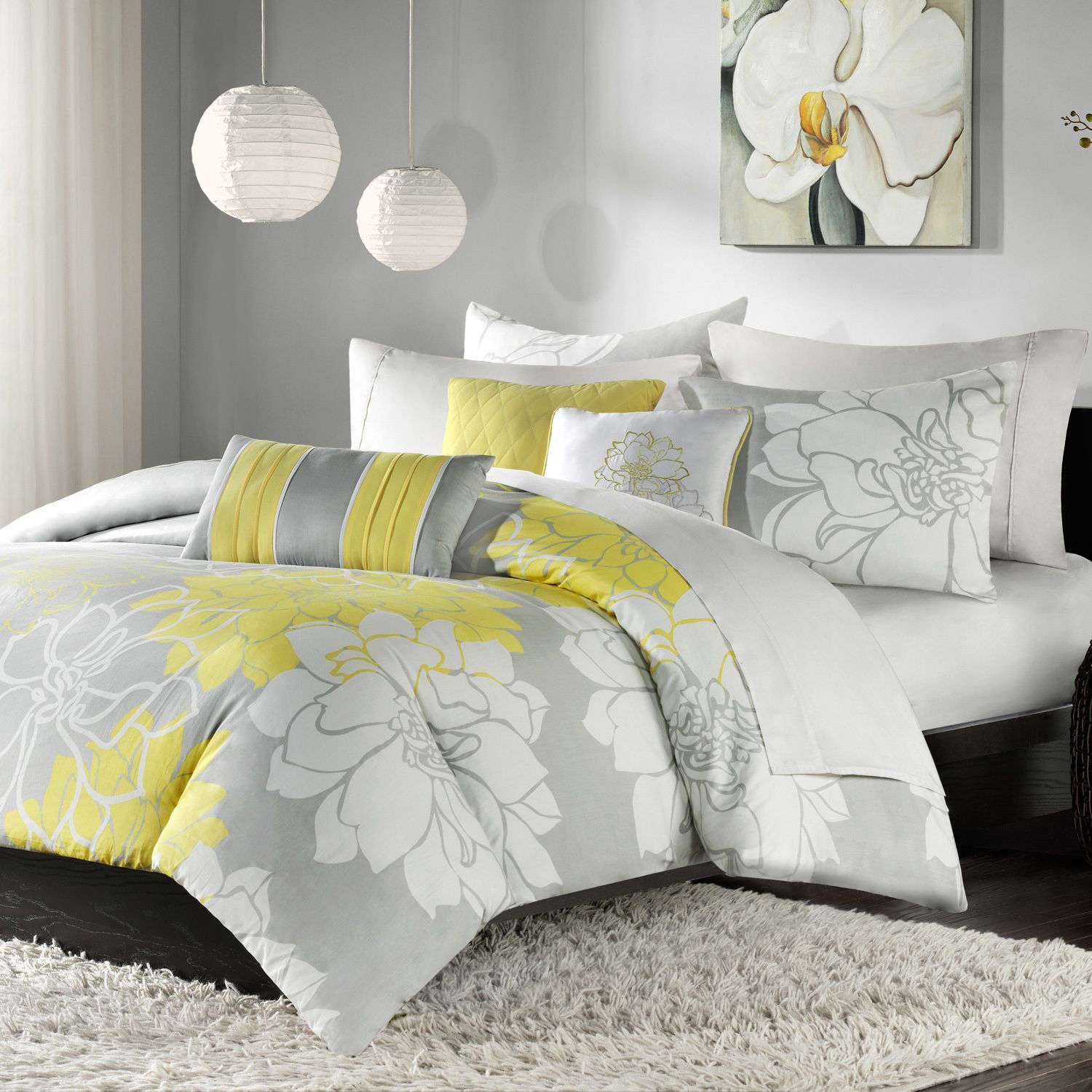 Madison Park Brianna Contemporary Printed Cotton Duvet Cover Set (King), Madison Park Brianna Contemporary Printed Cotton Duvet Cover Set (King),