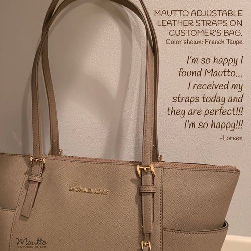 Adjustable Leather Straps Set Of 2 For Michael Kors MK Etc 3 adjustable-leather-straps-set-of-2-for-michael-kors-mk-etc-3