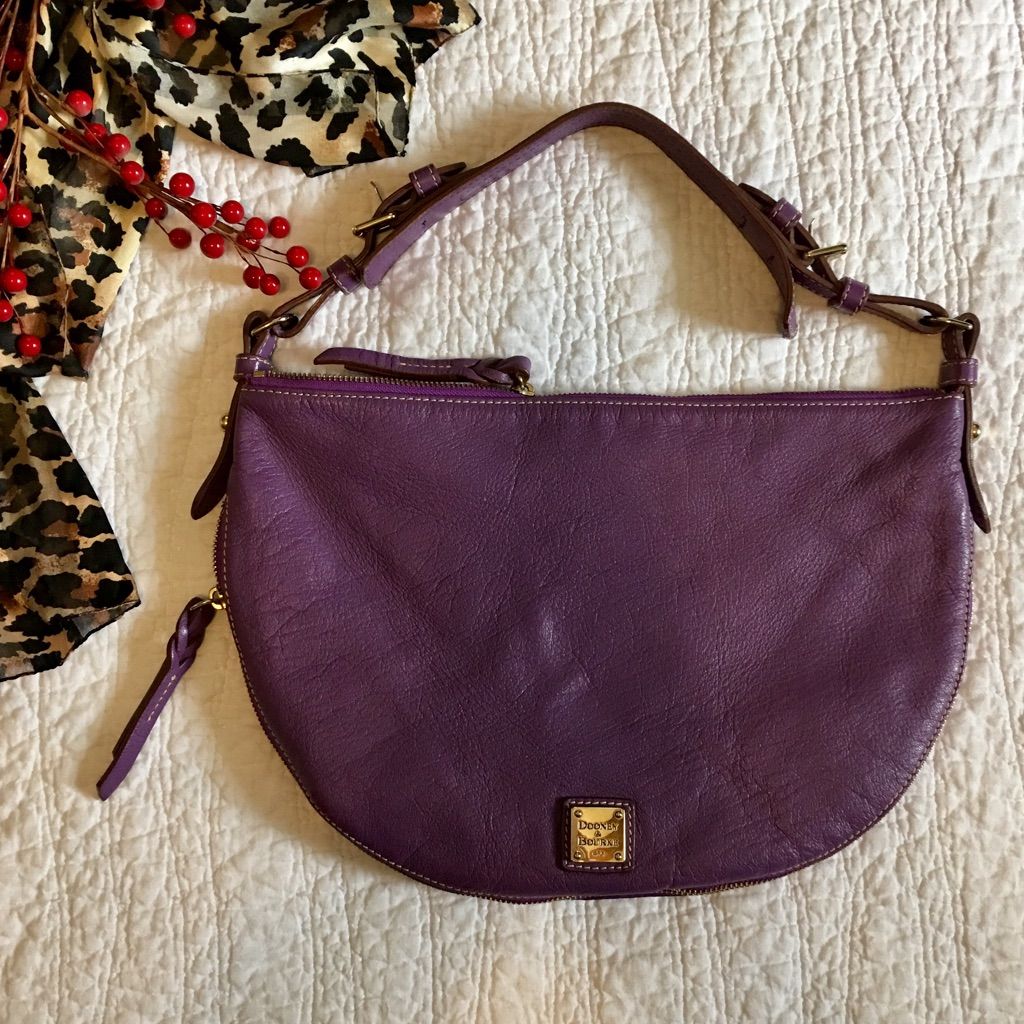 Euc Dooney And Bourke Purple Leather Purse Products Euc Dooney And Bourke Purple Leather Purse