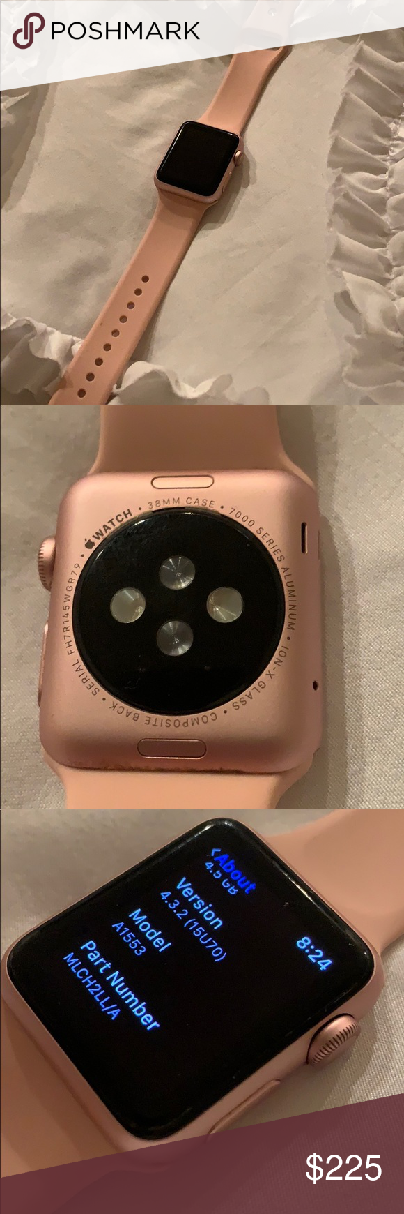 Apple Watch Series 1 38mm Rose Gold Apple Watch Series Apple Watch Apple Watch Series 1