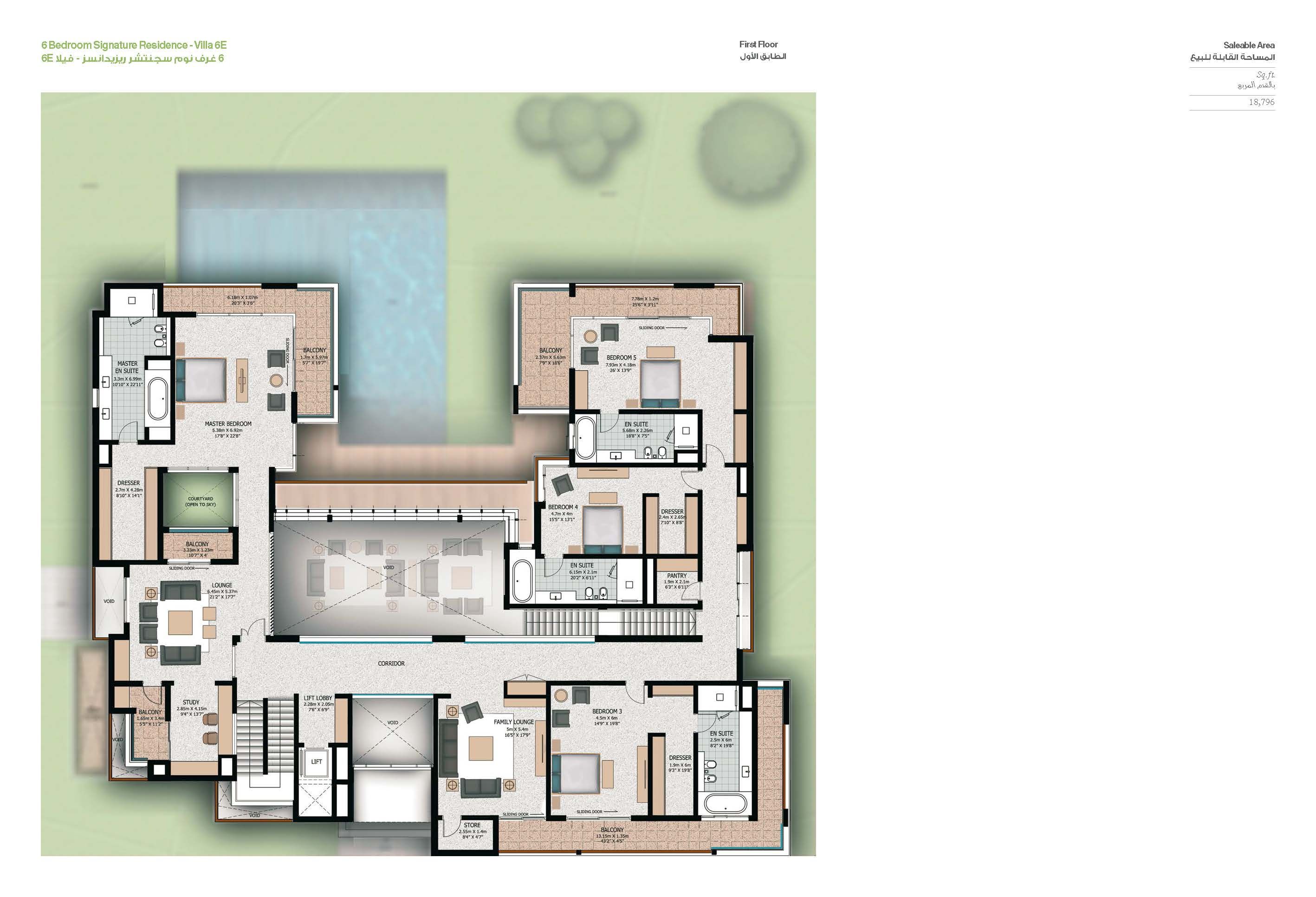 Sobha Hartland Villas Op House Plans House Floor Plans House