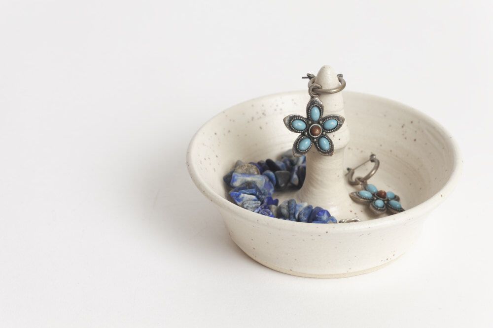 ring holder home decor pottery apple baker wedding bowl ceramics and pottery bridal Ring dish jewelry holder stoneware dish