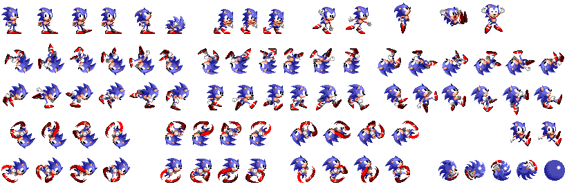 sonic 1 sprite sheet