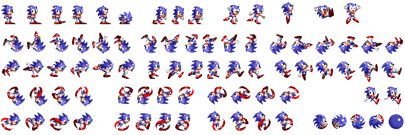 sonic 1 sprite sheet smooth