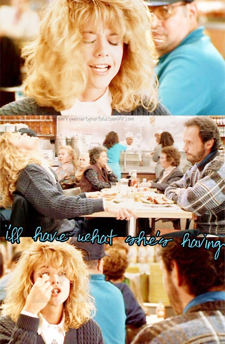 When Harry Met Sally New Years Quote I'll have what she's having... too funny:) | When harry met sally, Best