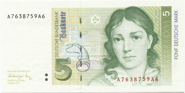 5,10,20,50,100,200,500,1000 DM Geldscheine 1980,1991 2