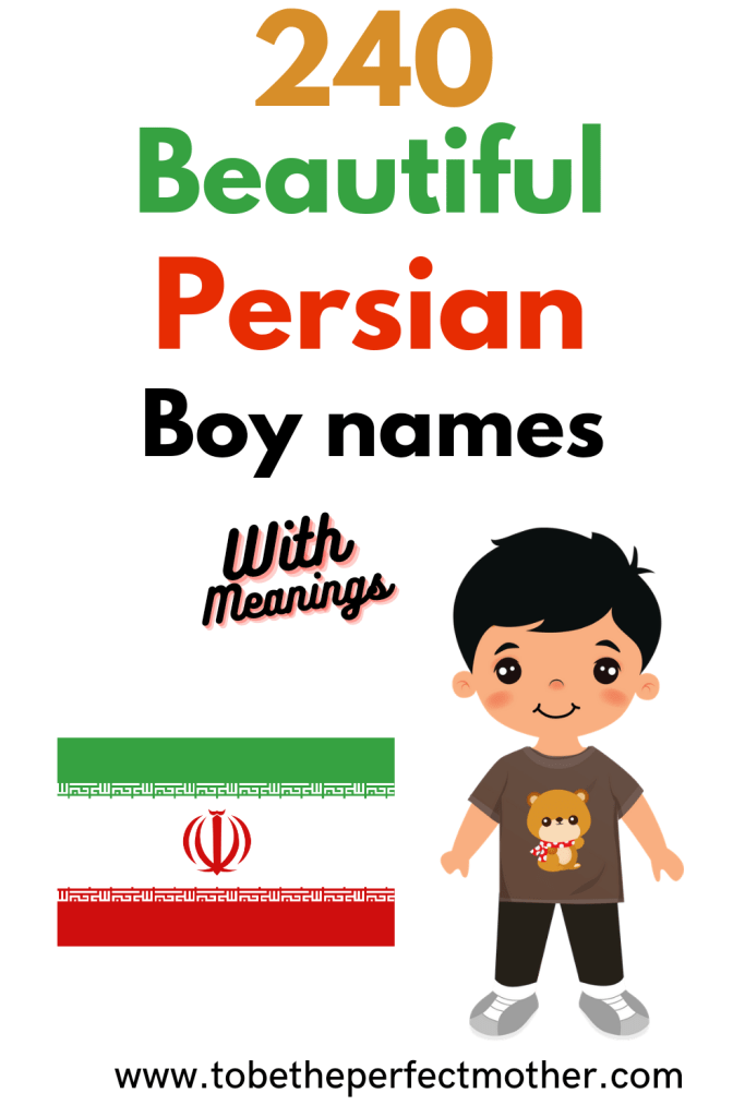 240 Persian boy names with meanings