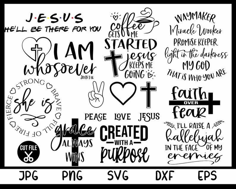 Salt and Light, Christian Svg, Bible Verse, Scripture Svg, DXF, PNG, SVG,  Files For, Silhouette, Cricut, Iron On, Cut Files, Sublimation 