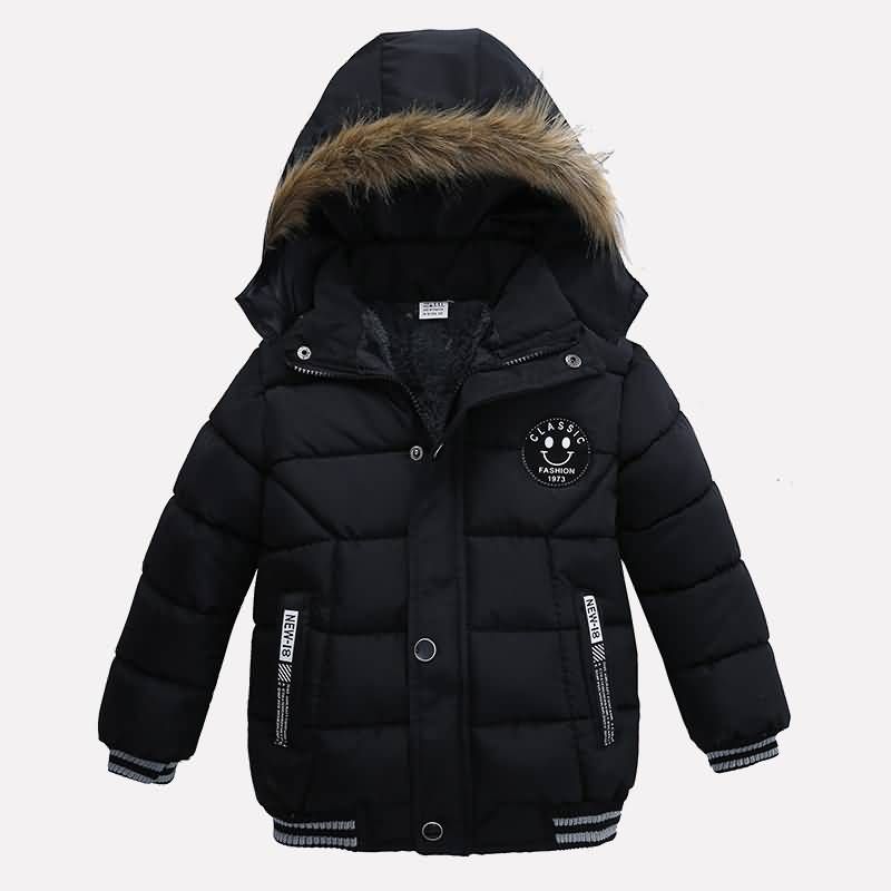 Baby coat grey soft fleece boy girl jacket with hood size 12-18 months