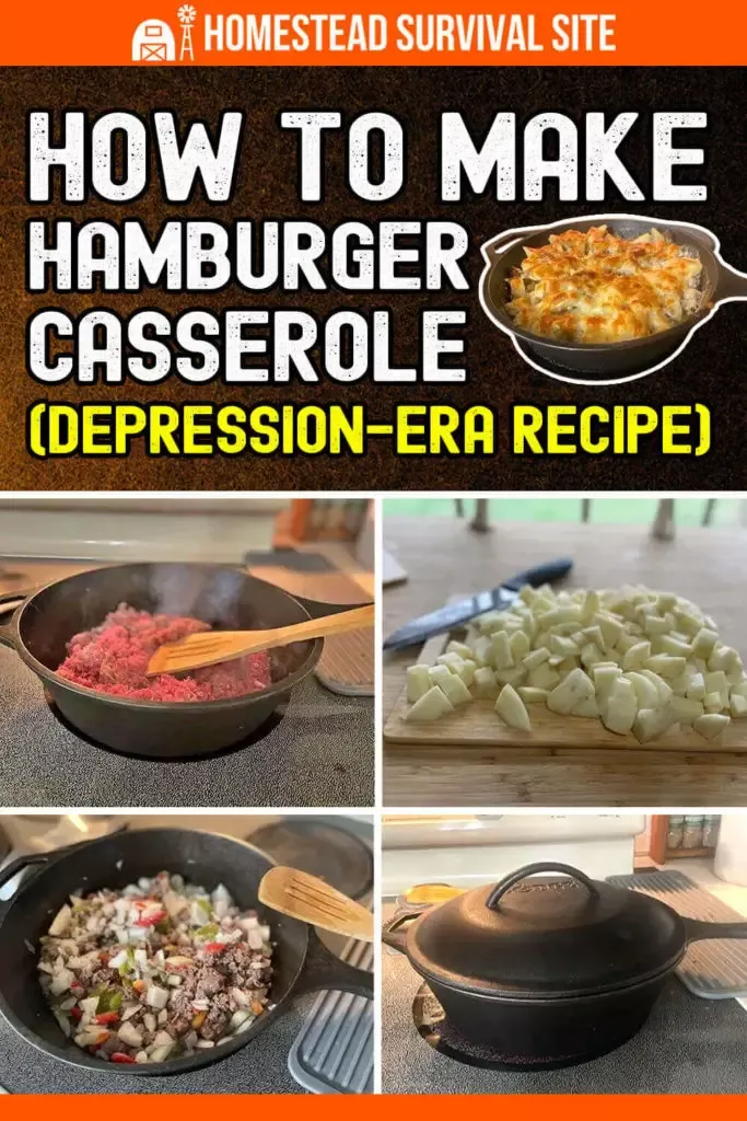 Chicken Skillet Recipes, Hamburger Recipes, Ground Beef Recipes, Meat Recipes, Dinner Recipes, Cooking Recipes, Emergency Preparedness Food Storage, Survival Food, Casserole Dishes