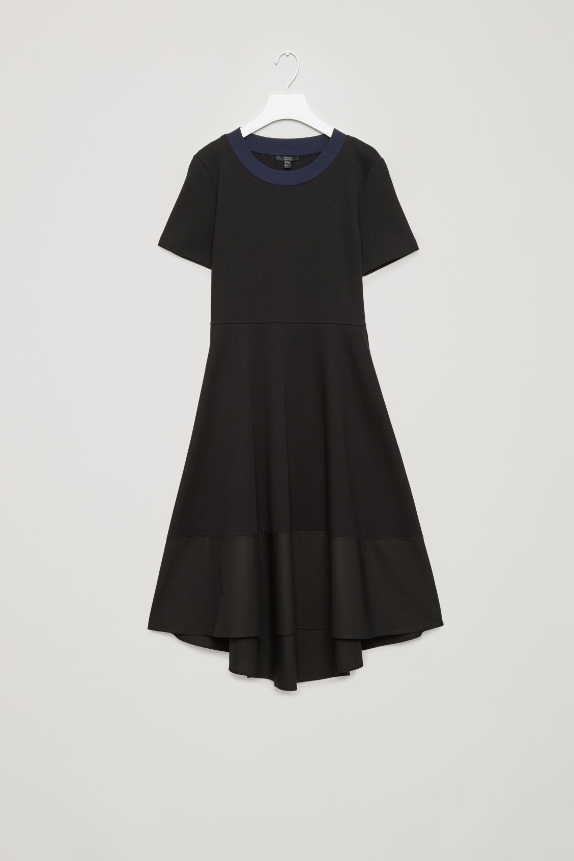 cos panelled jersey dress