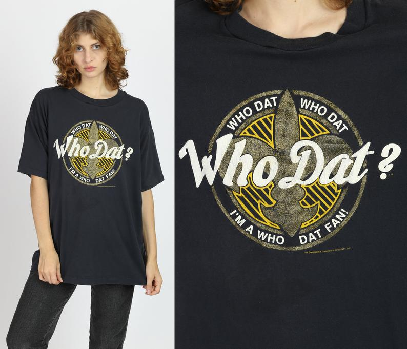 vintage new orleans saints t shirts