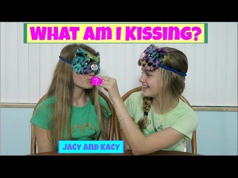 What Am I Kissing Challenge Jacy And Kacy Youtube With Images