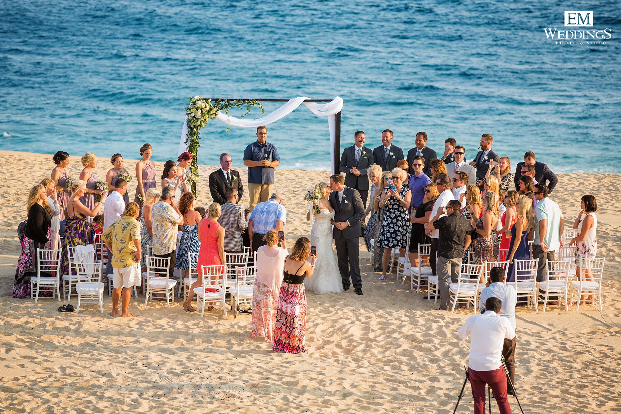 Wedding at Hotel Pueblo Bonito Sunset Beach. 