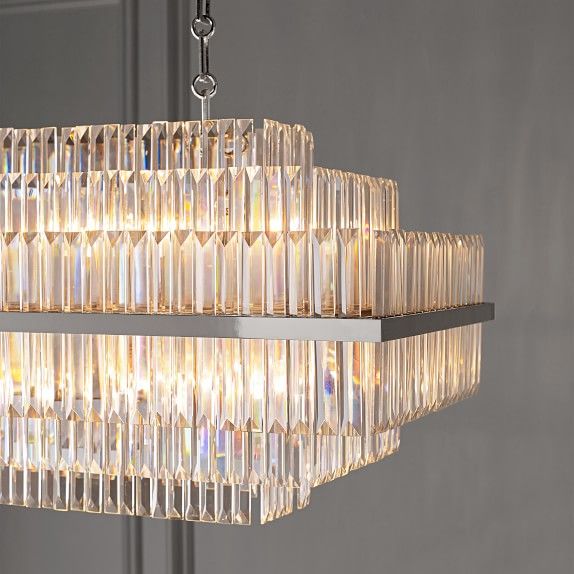 Pin By M Park On Quick Saves In 2022 Crystal Chandelier Rectangular Modern Crystal Chandelier, Kitchen Linear Crystal Chandelier