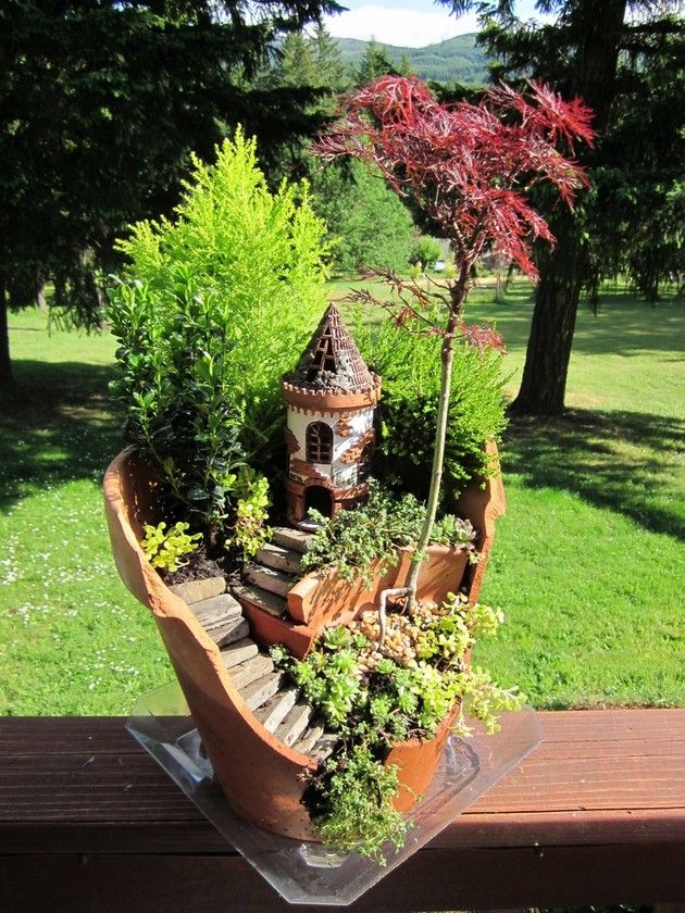 Miniature Fairy Gardens 48 Pics VitaminHa Individual Floral Interesting Fairy Garden Ideas Pinterest Pict Miniature Fairy Gardens 48 Pics VitaminHa Individual Floral Interesting Fairy Garden Ideas Pinterest Pict