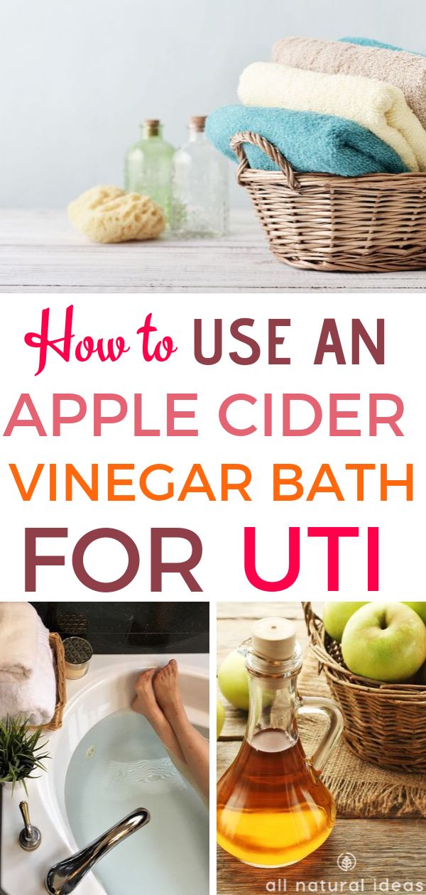Using an Apple Cider Vinegar Bath for UTI Effectively