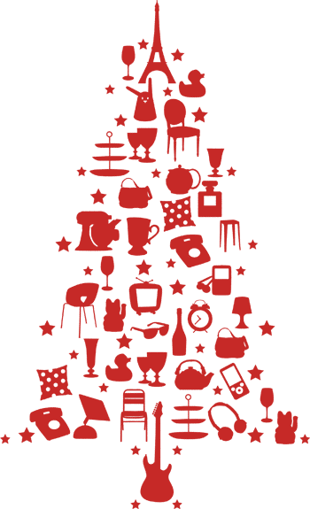Personnalisé en bois Noël signets cadeau design 6 Santa Arbre Hiver