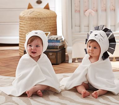 Baby Towel Soft Bath Robes For kids Kids Cartoon Hooded Wrap Washcloth cotton