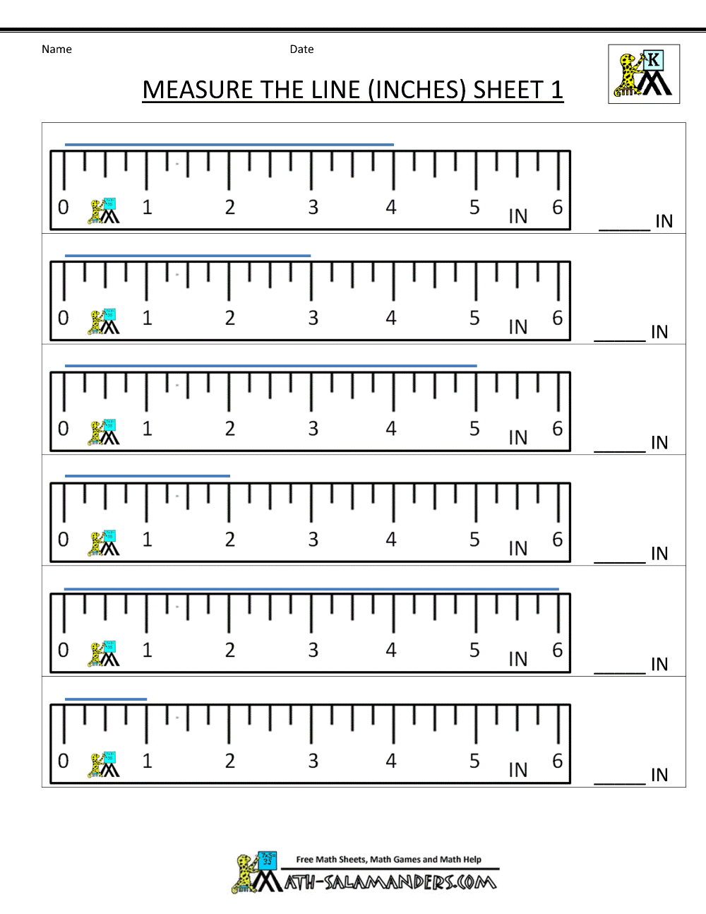 Simple Measurement Worksheets For Kindergarten - Kindergarten Math Worksheets Measure The Line Inches 1 simple measurement worksheets for kindergarten kindergarten math worksheets measure the line inches 1