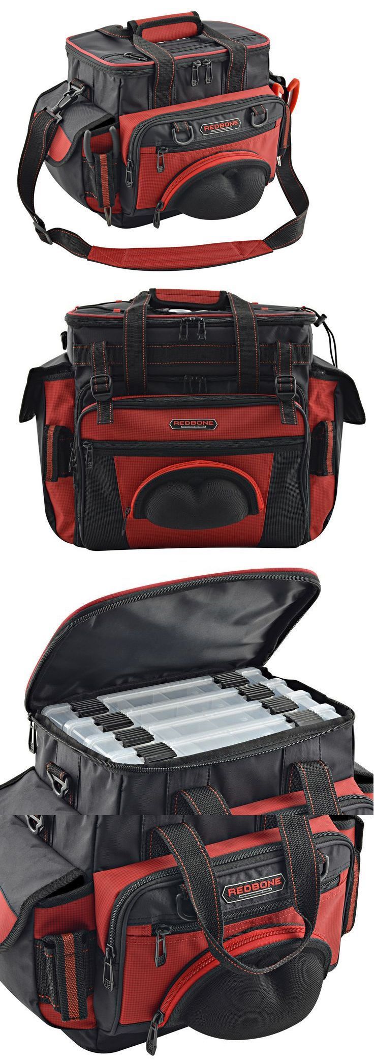 HQ Fishing Bag Hard Case Tackle Carry Storage Box Rod Reel Gear Soft Hunting