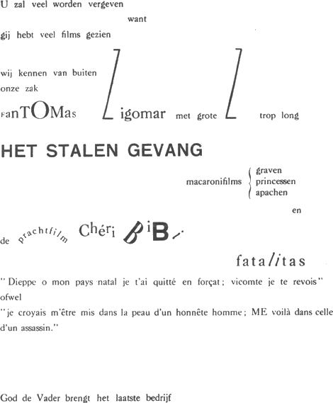 Paul Van Ostaijen's Bezette Stad | Typography, Poems, Math