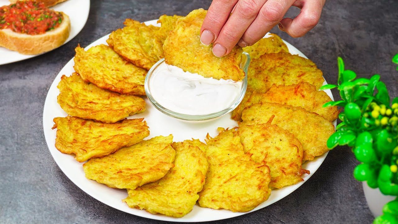 Einfaches Kartoffelpuffer Rezept! Leckersten Kartoffel Pfannkuchen ...